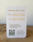 Online Gift Card