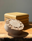 (special) soap bar BUBBLES with bamboo holder