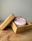 (special) soap bar FAITH with bamboo holder